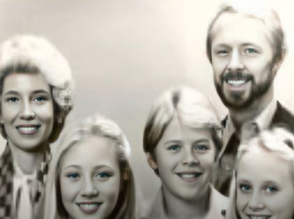 Nate Heche with his family